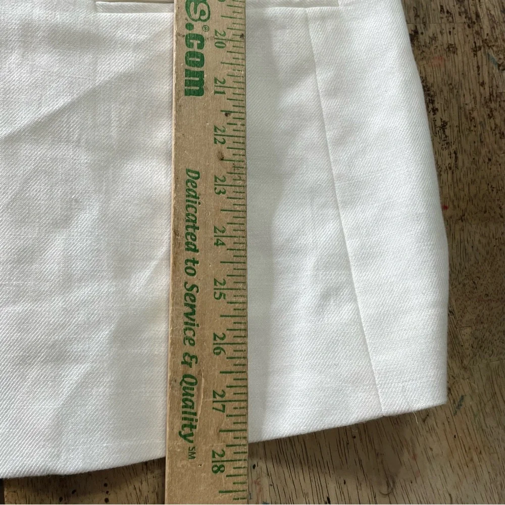 J.‎ Crew Parke White Linen Blazer Women's Size 16T